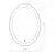 სარკე Silver Mirrors Italy ,570x770 მმ,სენსორული
