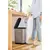 Waste bin with pedal Rotho RIBO gray 35 l