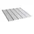 Corrugated board trapezium 114x200 cm 2.28 m² silver