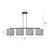 Pendant EMIBIG Hilde 4 E27 4x MAX 60W gray