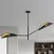 Chandelier EMIBIG VENE 2 E14 2x MAX 40W black gold