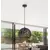 Hanger Rabalux MANORCA 1 E27 Ø280 h1000 black 2276