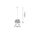 Hanger Rabalux MANORCA 1 E27 Ø280 h1000 black 2276