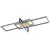 ჭაღი Rabalux ASHTON LED 35W 3000K 1800Lm შავი 6814