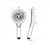 Shower head Rubineta Imperia BK
