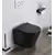 Wall hung toilet Pate B2330MB Rimless Matt black