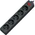 Extension cord  DEFENDER ES1.8 5 sectional with grounding 1.8 m black