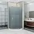 Shower cabin TM IVA E2PS90T 90x90x200 cm darkened