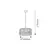 საკიდი Rabalux 2158 Alessandra 3 E27 60W შავი