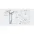 Pedestal for washbasin Valadares Oceanus