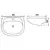 Wash basin Dniprokeramika «Астра-55»