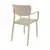 Armchair gray-brown Lisa 82x53x54 cm