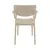 Armchair gray-brown Lisa 82x53x54 cm