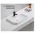 ხელსაბანი ავეჯისათვის Pate 9595B(50) Glossy თეთრი