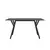 Table black MAX DÉCOR 74x140x80 cm