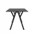 Table black MAX DÉCOR 74x140x80 cm