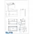 Bathroom furniture Elita GLAM 90 Black Matt