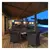 Table dark gray Orlando 75x80 cm