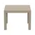 Table taupe Vegas 100x140x75 cm