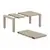 Table taupe Vegas 100x140x75 cm