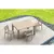Table taupe Vegas 100x140x75 cm
