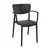 Armchair black Lisa 82x53x54 cm