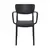 Armchair black Lisa 82x53x54 cm