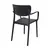 Armchair black Lisa 82x53x54 cm