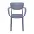 Armchair gray Loft 82x53x54 cm