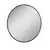 Mirror with LED light Elita 60 black