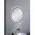 Mirror with LED light Elita 60 black