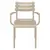 Armchair Paris 84x59x58 cm gray-brown