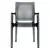 Armchair black transparent 053 Arthur 91x45x56 cm