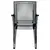 Armchair black transparent 053 Arthur 91x45x56 cm