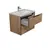 Тумба для ванной с умывальником LINE Craft 70-А wood Rodeo 70 см