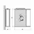 Cabinet with mirror ST-60 white 62x76x15 cm