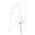 Kitchen faucet AM.PM Like-G Black Matt F8006022