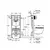 კომპლექტი Grohe Solido 4-in-1 Rapid SL+WC Serel Sp26 Rimless+Arena Cosmopolitan flush plate