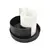 Pot ceramic black and white Oriana Kaplya 0.7l/1.3l