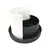 Pot ceramic black and white Oriana Kaplya 0.7l/1.3l