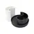 Pot ceramic black and white Oriana Kaplya 0.7l/1.3l