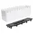 Flowerpot platic whit insert Aleana Parkanchik balcony 49x16,5cm