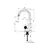 Kitchen faucet Rubineta Swan-33 with controller