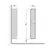 Bathroom penal Polo Loft P-33-U grey/white 33x175 cm universal