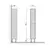 Bathroom penal OLIVE P-33-U Wood/Grey 33x175 cm universal