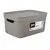 Storage basket with lid Rotho DECO 5L cappuccino