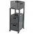 Chest of drawers Rotho 3 x A4 with wheels COUNTRY anthracite