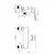 Wall-mounted shower faucet Rubineta Deli-12
