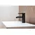 Washbasin faucet  Moza Black KFA (with Click-Clack siphon)