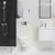 Wall hung toilet white Cersanit MZ-DELFI-PL